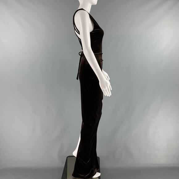 MONSE Size 2 Brown Polyester Blend Gown - Picture 3 of 8